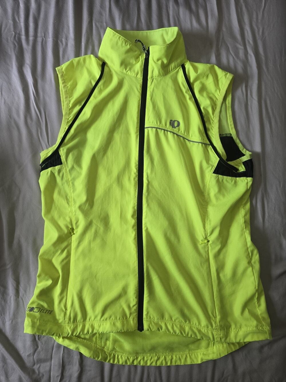 PEARL iZUMi ELITE women’s running vest Size Small safety yellow neon biking